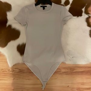 Forever 21 Plain white bodysuit
